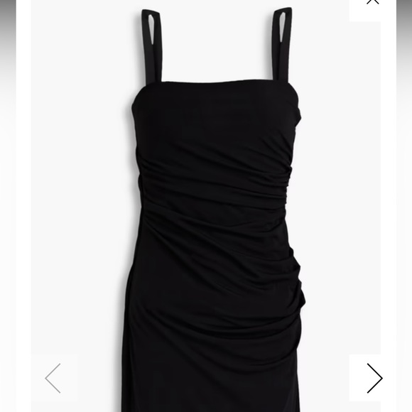- 🔥NWT Helmut Lang Twisted Strapless Crepe Dress. Size XS - Picture 9 of 11